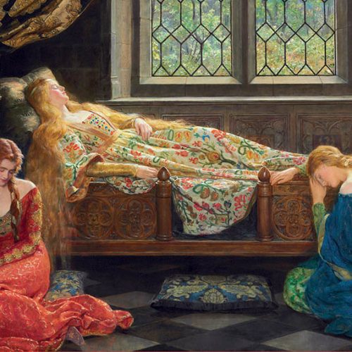 پازل ۱۵۰۰ تکه زیبای خفته اثر جان کولیر