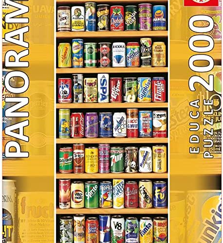 پازل ۲۰۰۰ تکه پانوراما نوشابه ها