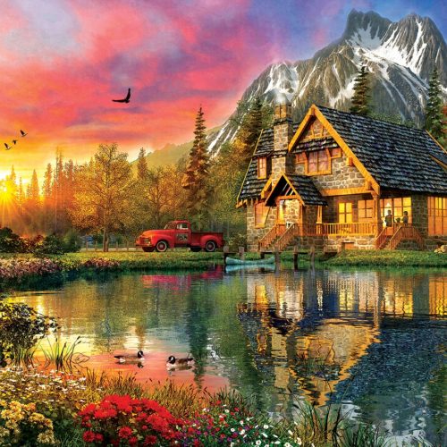 پازل ۲۰۰۰ تکه چهار فصل در یک لحظه اثر دومینیک دیویسن