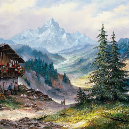 پازل ۱۰۰۰ تکه دره سبز اثر راینت ویتهار