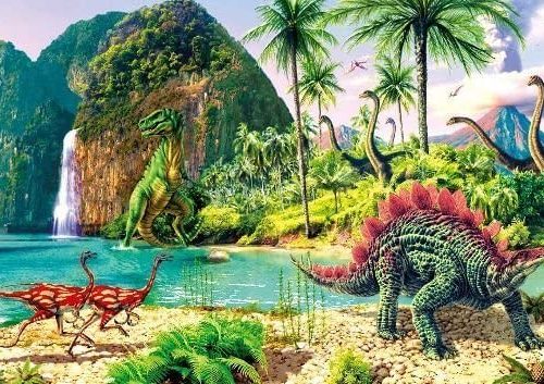 پازل ۱۰۰۰ تکه پانوراما دایناسورها