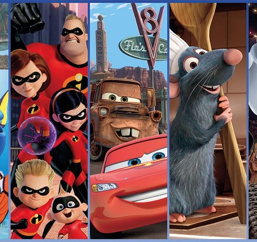 پازل ۱۰۰۰ تکه پانوراما کارتون های دیزنی پیکسار