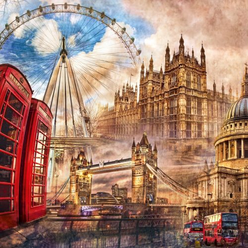 پازل ۱۵۰۰ تکه لندن قدیمی