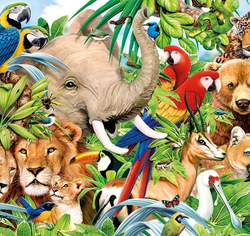 پازل ۱۰۰۰ تکه پانوراما حیات وحش
