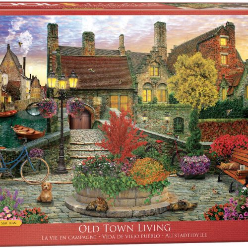 پازل ۱۰۰۰ تکه زندگی شهر قدیمی اثر دیوید مک لین - اسمارت کات