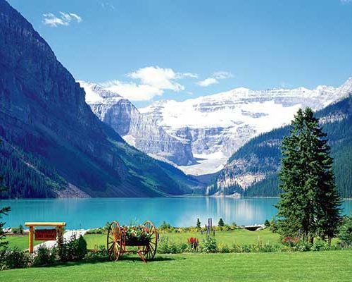 پازل ۱۰۰۰ تکه پانوراما دریاچه لوئیز - کوهستان کانادایی