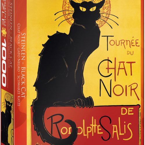 پازل ۱۰۰۰ تکه گربه سیاه اثر تئوفیل استینلن - اسمارت کات