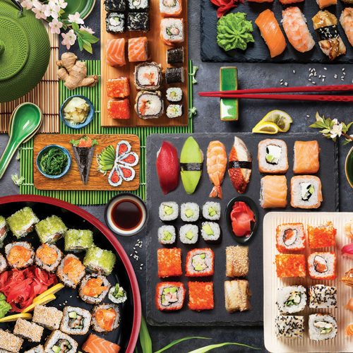 پازل ۱۰۰۰ تکه میز سوشی - اسمارت کات