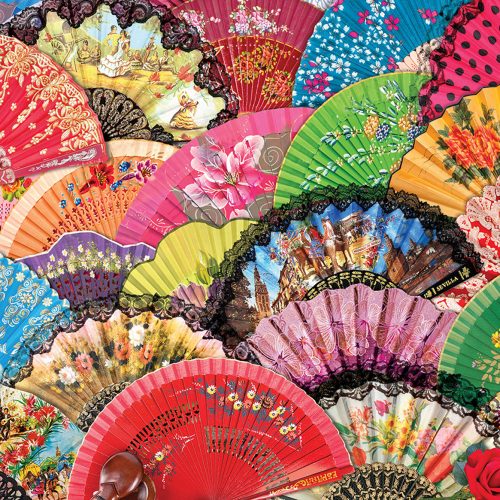 پازل ۱۰۰۰ تکه بادبزن‌های اسپانیایی - اسمارت کات