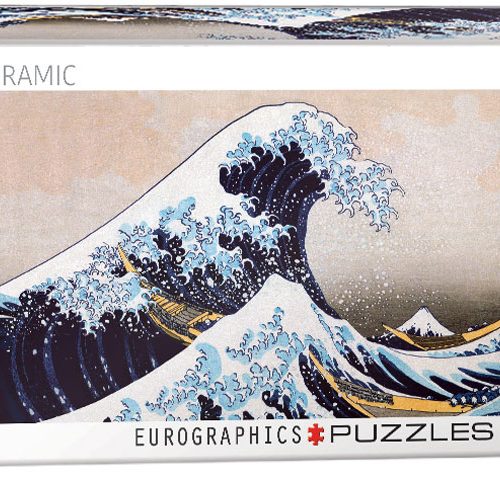 پازل ۱۰۰۰ تکه پانوراما موج بزرگ کاناگاوا اثر هوکوسای