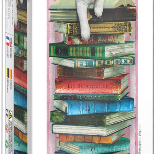 پازل ۱۰۰۰ تکه پانوراما گربه آکادمیک