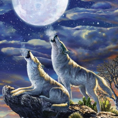 پازل ۱۰۰۰ تکه گرگ‌های ماه کامل