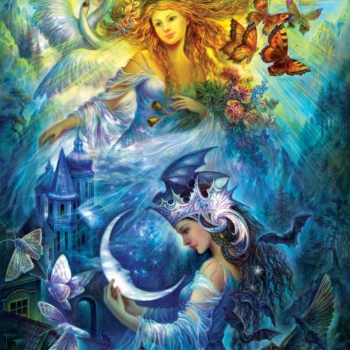 پازل ۱۰۰۰ تکه ملکههای روز و شب