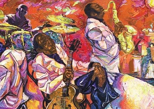 پازل ۱۰۰۰ تکه پانوراما رنگهای جاز