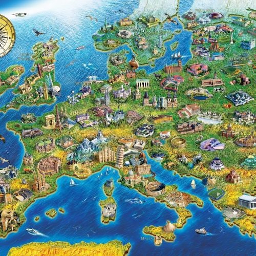 پازل ۲۰۰۰ تکه عجایب جهان - اروپا