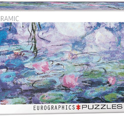 پازل ۱۰۰۰ تکه پانوراما نیلوفرهای آبی اثر کلود مونه