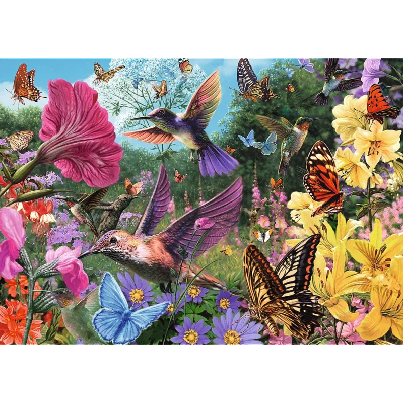 پازل ۱۰۰۰ تکه باغ پرندگان - سری وقت چای - Image 3