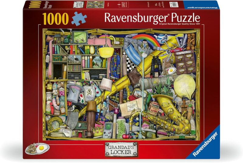 پازل ۱۰۰۰ تکه قفسه پدربزرگ اثر کالین تامپسون