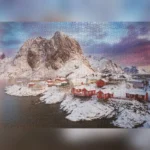 تصویر چیده شده پازل ۱۵۰۰ تکه جزایر لوفوتن – نروژ