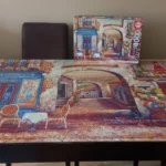 تصویر چیده شده پازل ۴۰۰۰ تکه کافه نقلی