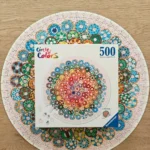 تصویر چیده شده پازل ۵۰۰ تکه دایره‌ای دونات ها - عکس 1